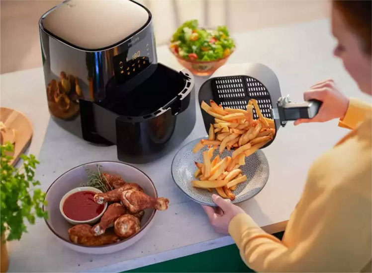 برنامه های از پیش تعیین شده در سرخ کن بدون روغن فیلیپس مدل HD9252