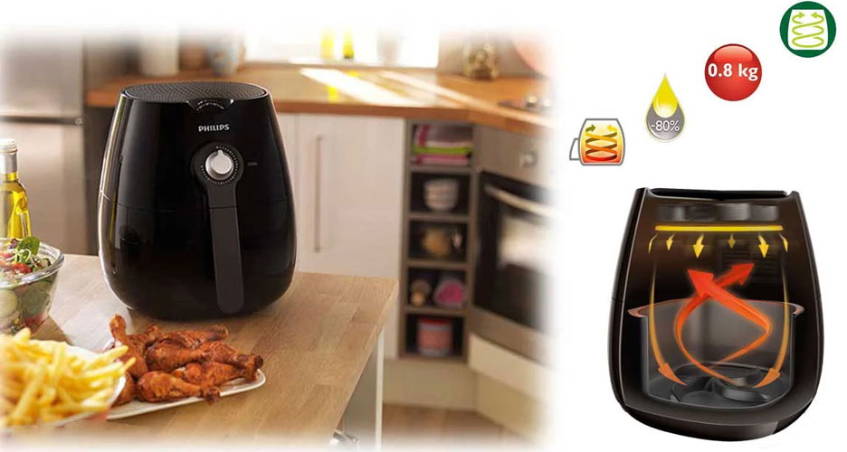 فناوری Rapid Air در سرخ کن فیلیپس مدل HD9218