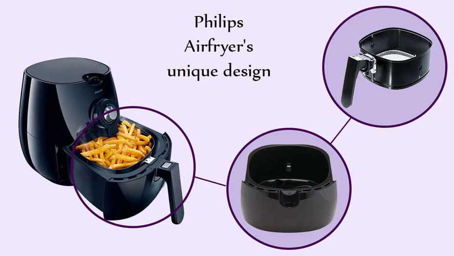 ویژگی های ظاهری سرخ کن فیلیپس مدل HD9218